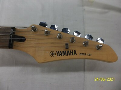 Yamaha ERG121 Electric Guitar SuperStrat BLACK with gig bag | eBay