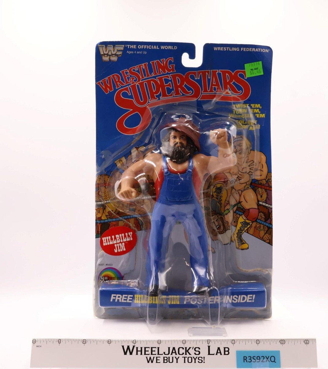 Hillbilly Jim LJN Wrestling Superstars WWF 1985 Titan Sports 8