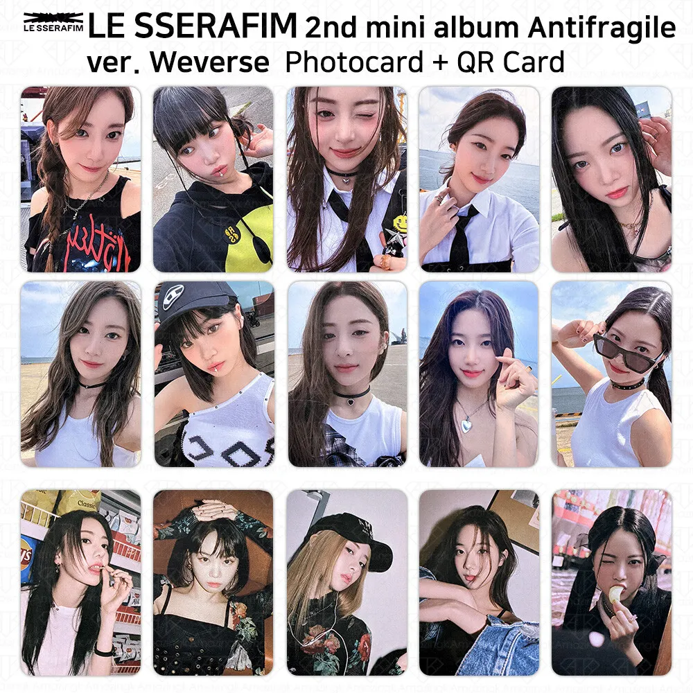 Le Sserafim 2nd Mini Album Antifragile Official Photocard WEVERSE
