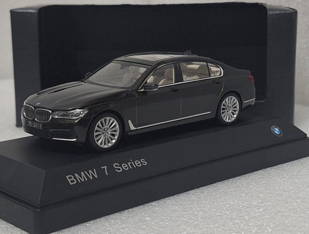 BMW 7-Series 750 Li G12 Long Version 2016 Jatoba Brown 1:43