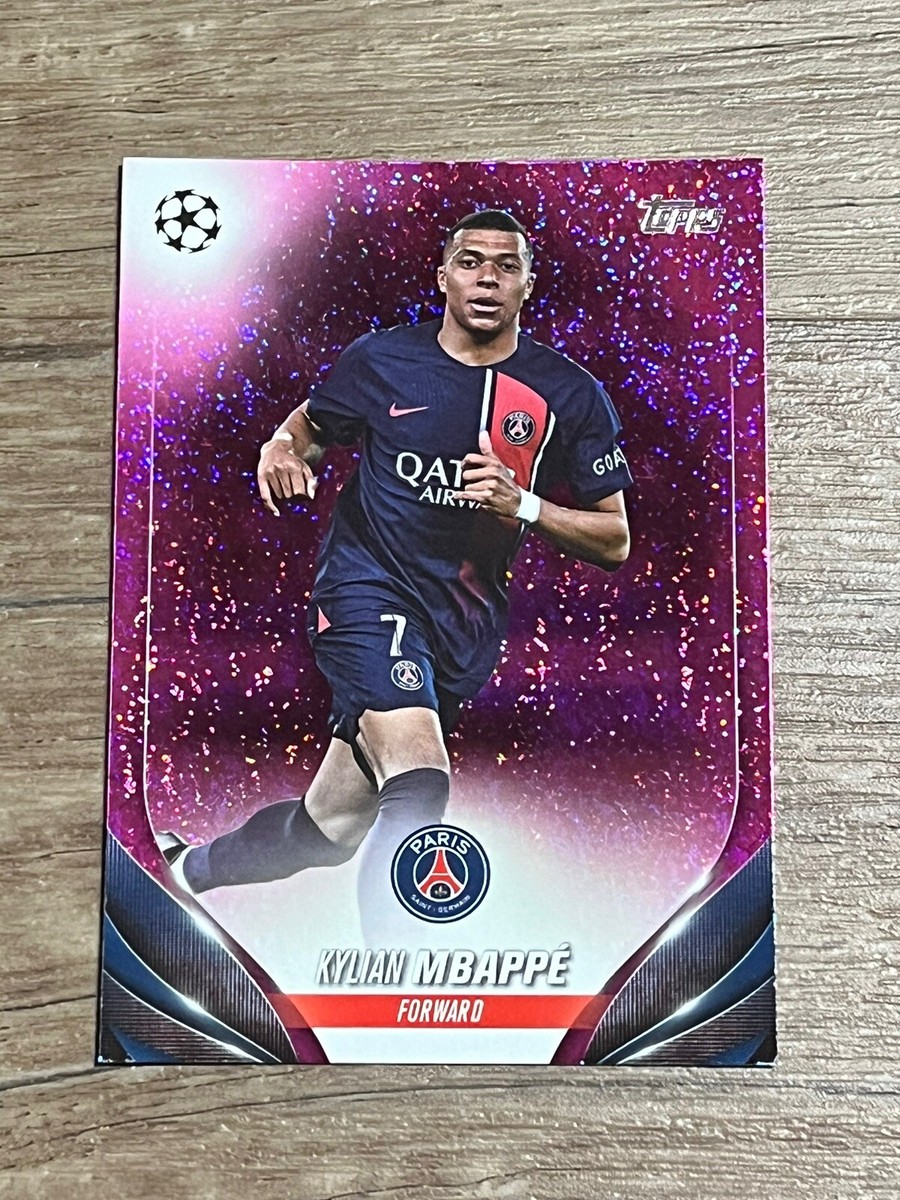 2023-24 Topps UEFA Club Competitions - Pink Sparkle #21 Kylian
