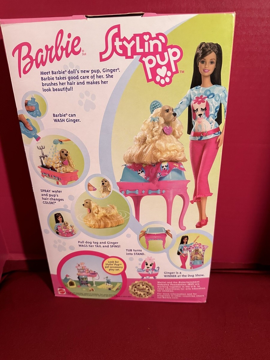 BARBIE Stylin' Pup #56686 - Water Changes Pup's Hair Color