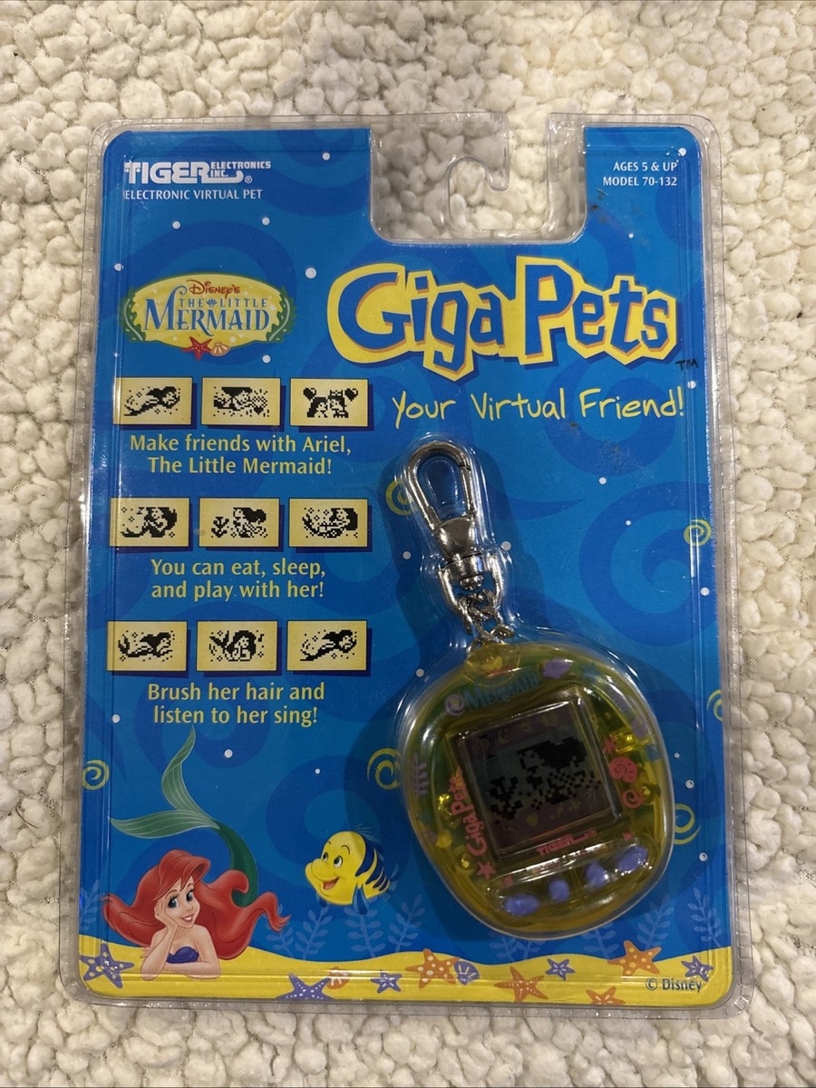 Giga Pets Little Mermaid Ariel Virtual Friend Tiger Electronics