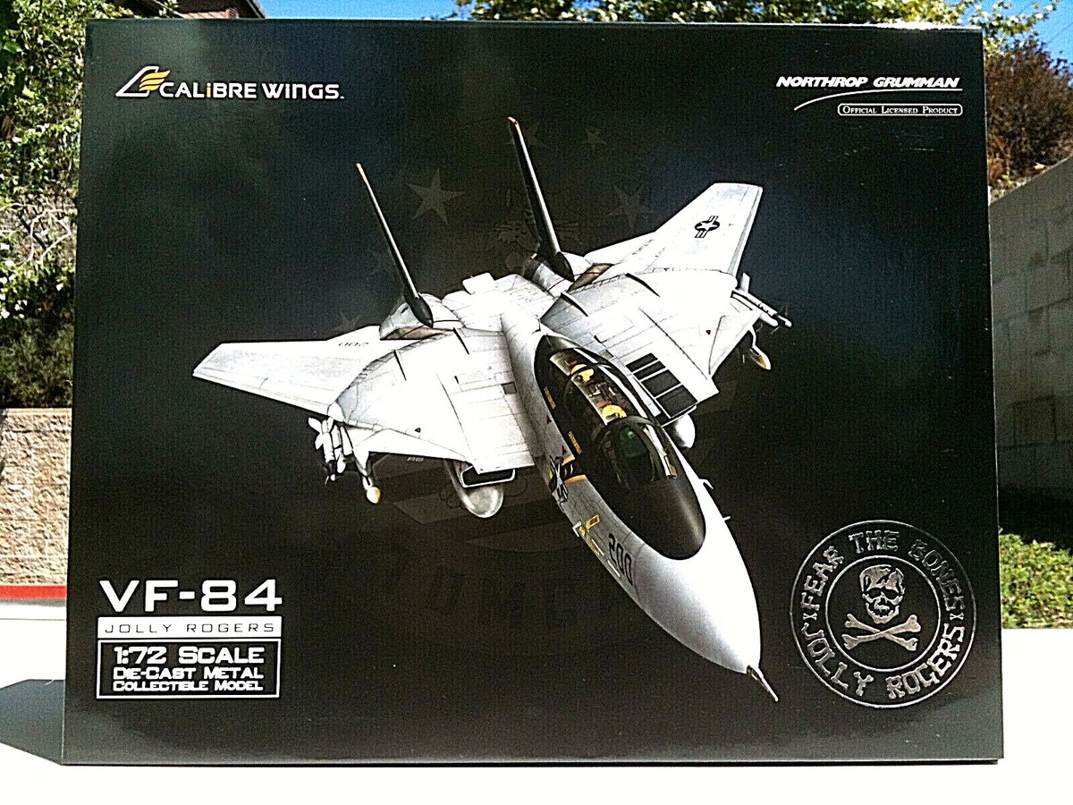 Calibre Wings F-14A Tomcat USN FV-84 Jolly Rogers, AJ200, USS