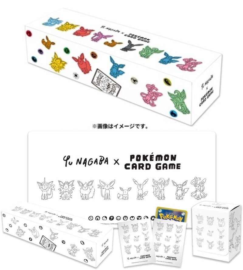 NEW Pokemon YU NAGABA x Pokemon Card Game Eevee Special BOX Deck