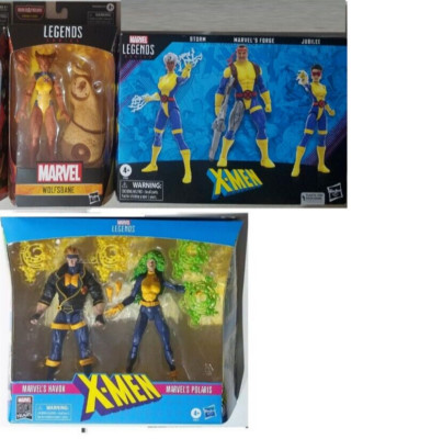 Marvel Legends X-MEN Wolfsbane Havok Polaris 2pk & Storm Forge