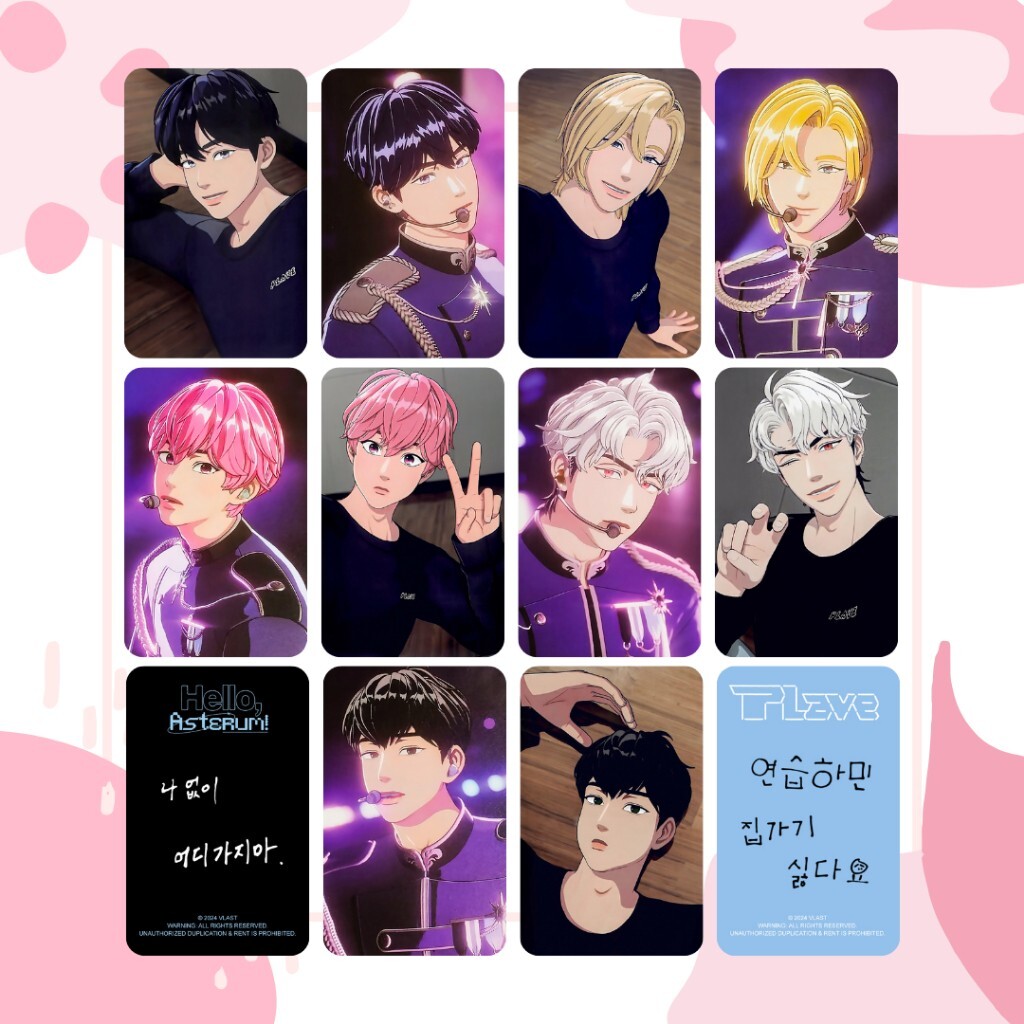 PLAVE - PHOTOCARD PACK THE 1ST FAN CON ASTERUM MARCH APRIL