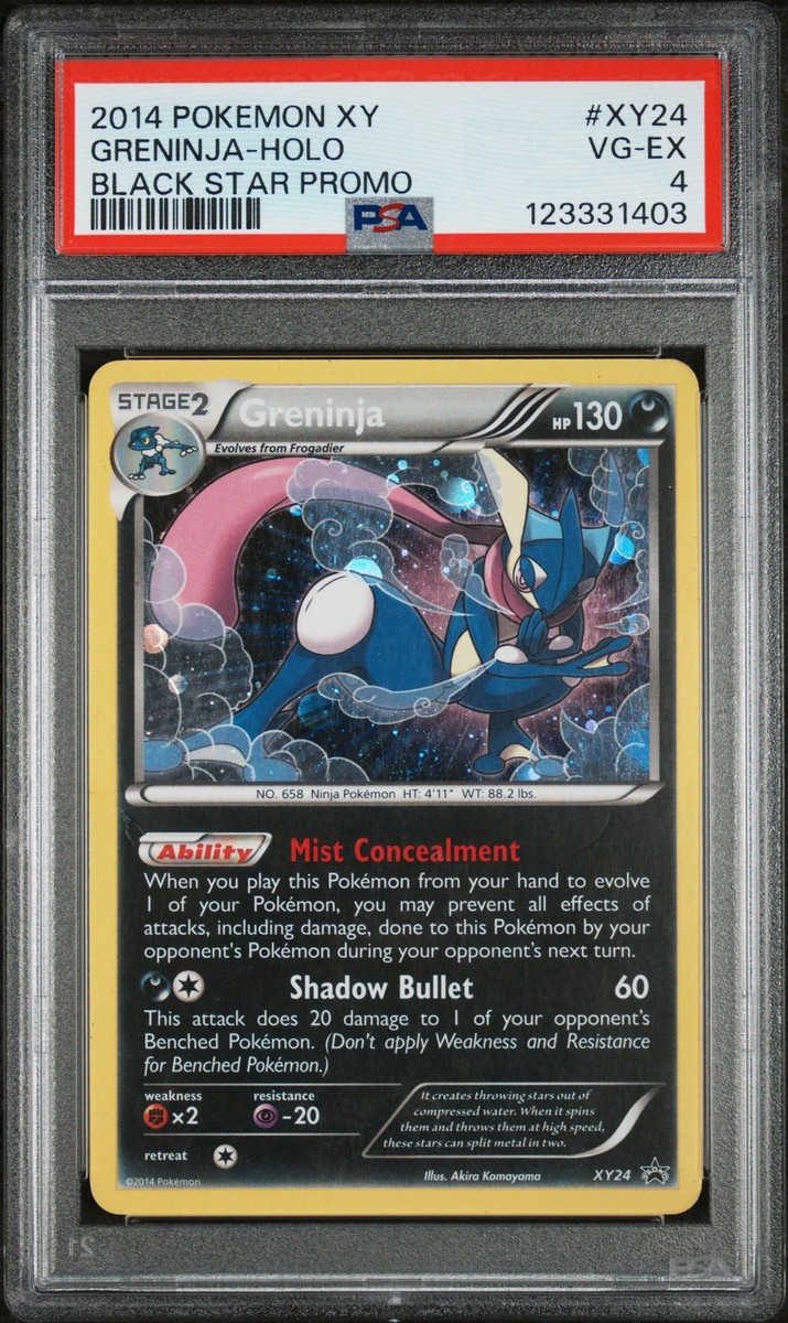 2014 POKEMON XY BLACK STAR PROMO #XY24 GRENINJA-HOLO PSA 4 | eBay