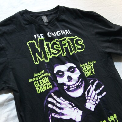 Original Misfits Band Tee Dallas 2022 Concert Merch Glen Danzig