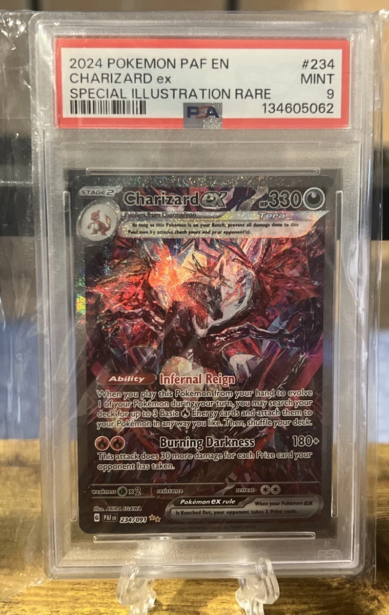 Charizard Pokémon TCG Grade 9 Rare Individual Collectible Card