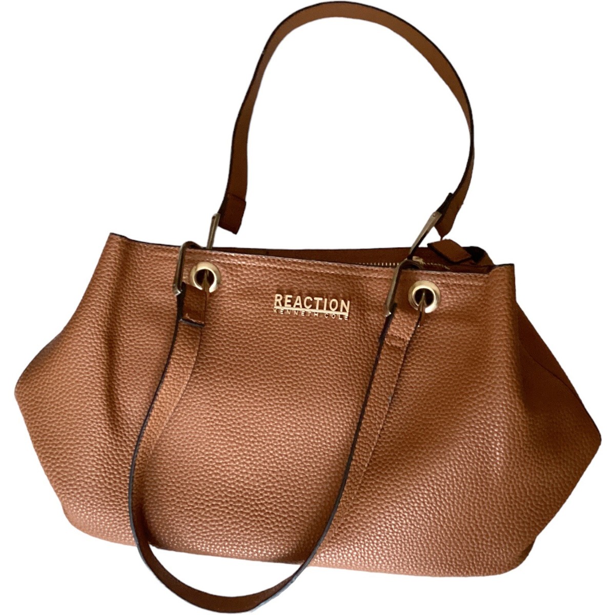 Kenneth Cole Reaction Women's Brown Satchel Handbag NO 8833313