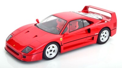 FERRARI F40 ROSSO CORSO RED 1:12 SCALE SEALED RESIN by NOREV BRAND