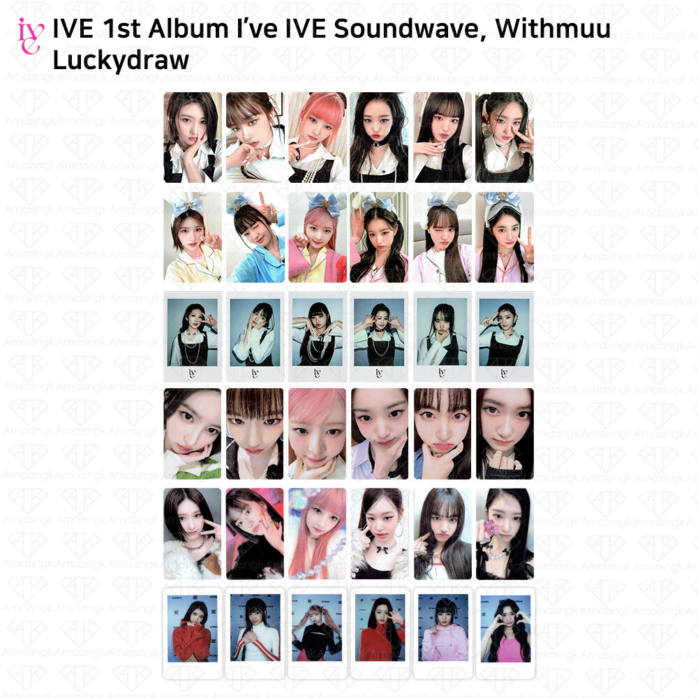 IVE 1st Album I've IVE Official Photocard Lucky Draw Withmuu
