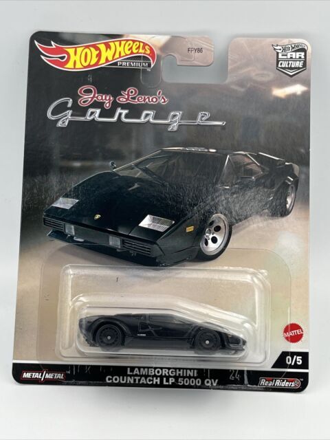 Hot Wheels Lamborghini Countach LP 5000 QV Car Toy - Black for