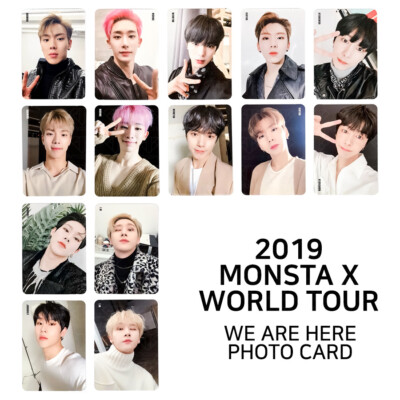 MONSTA X 2019 MONSTA X WORLD TOUR WE ARE HERE Official Photo Card