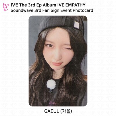IVE The 3rd EP Album IVE EMPATHY Soundwave 3rd Fan Sign Event