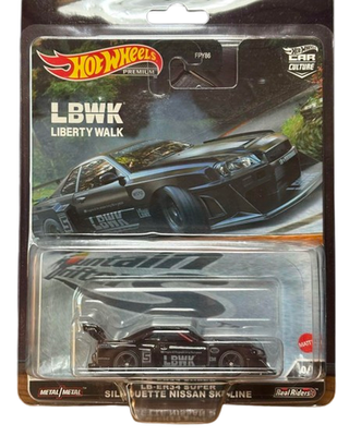 Hot Wheels LBWK LB-ER34 Super Silhouette Nissan Skyline Black