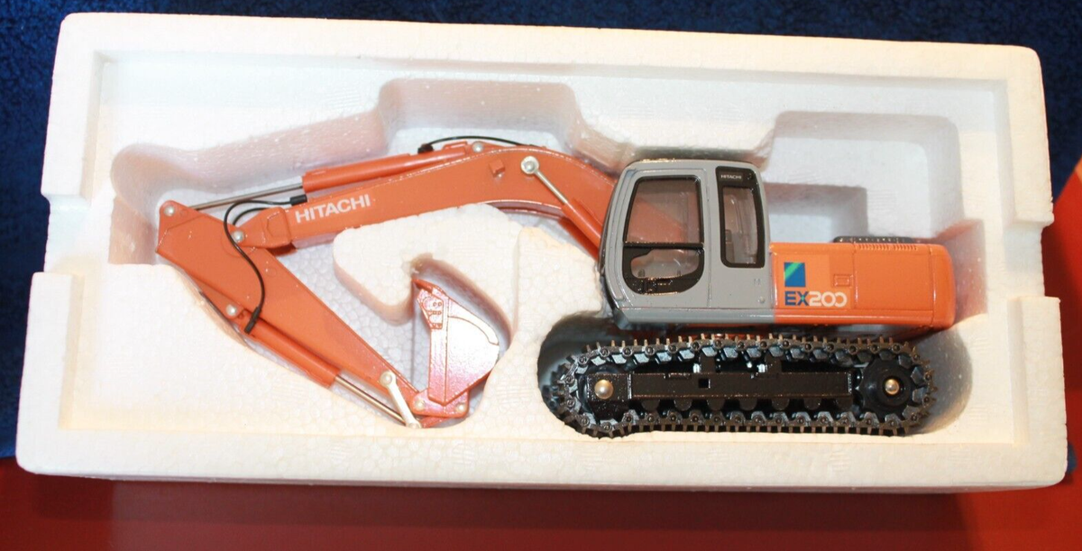 HITACHI SUPER EX-V EX200 EXCELLENT EXCAVATOR 1/40 SCALE | eBay