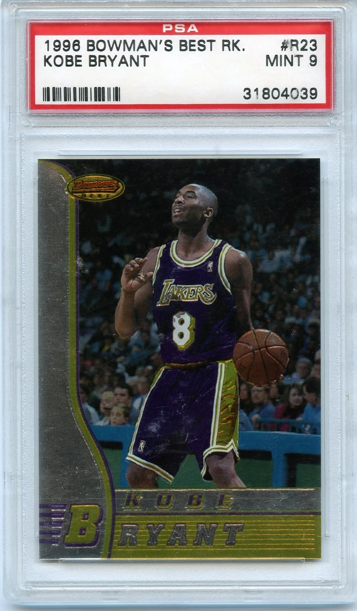 Bowman Kobe Bryant 9 Graded Basketball Sports Trading Cards