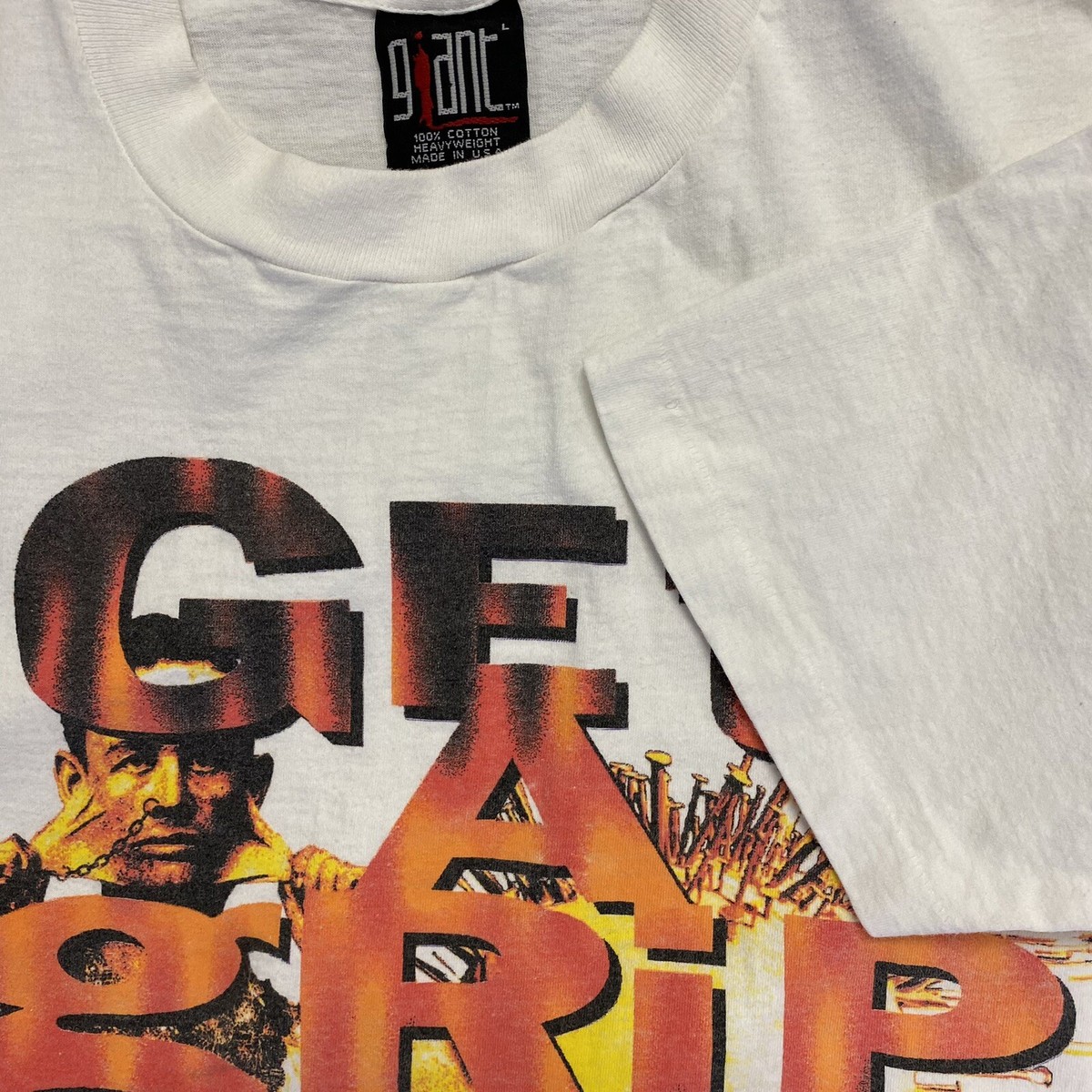 Vintage 1993 Aerosmith Get A Grip Livin on the Edge Tour T-Shirt