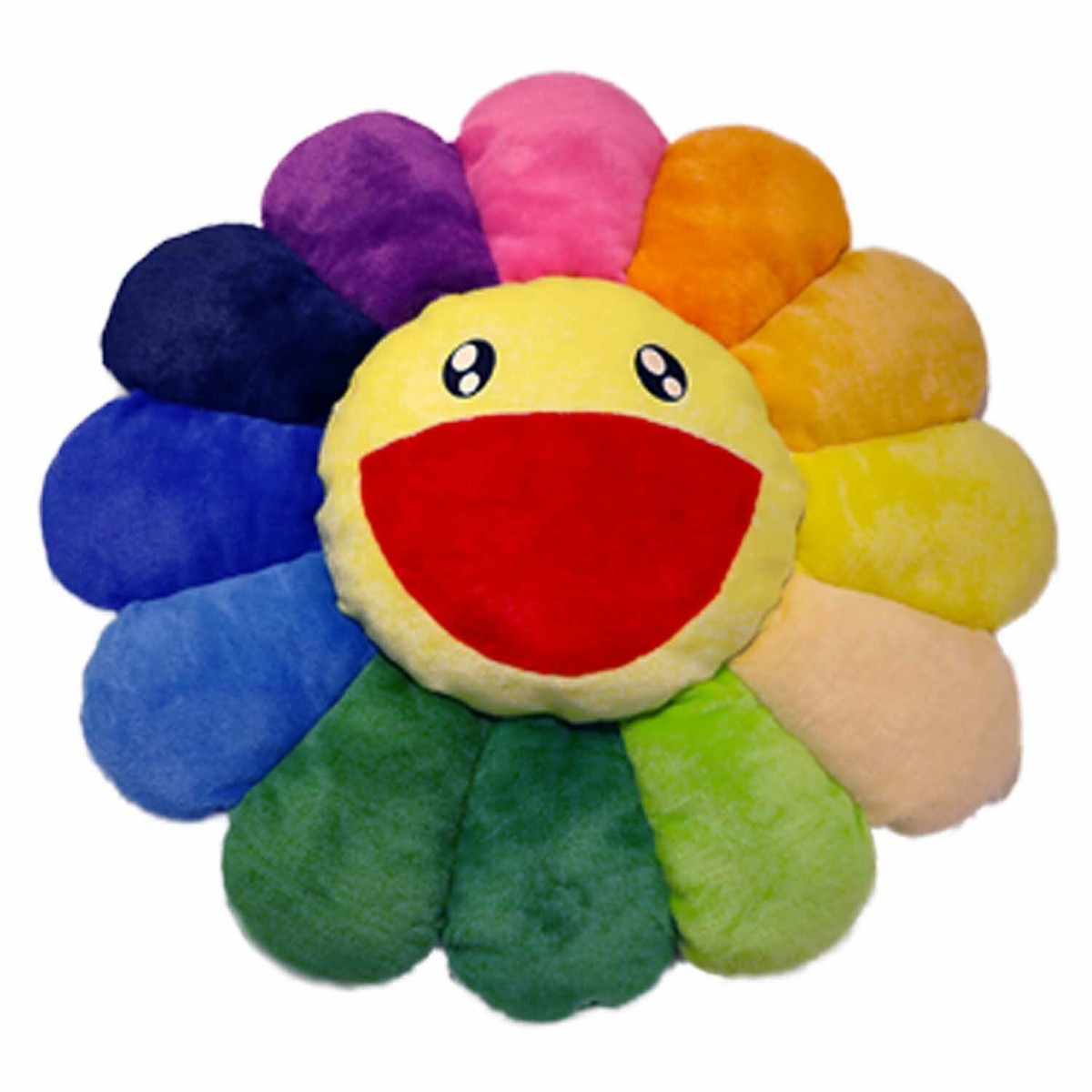 Takashi Murakami Cushion Pillow plush kaikai kiki Rainbow Flower