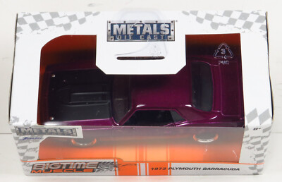 Jada Metals Bigtime Muscle 1973 Plymouth 73 Barracuda Purple