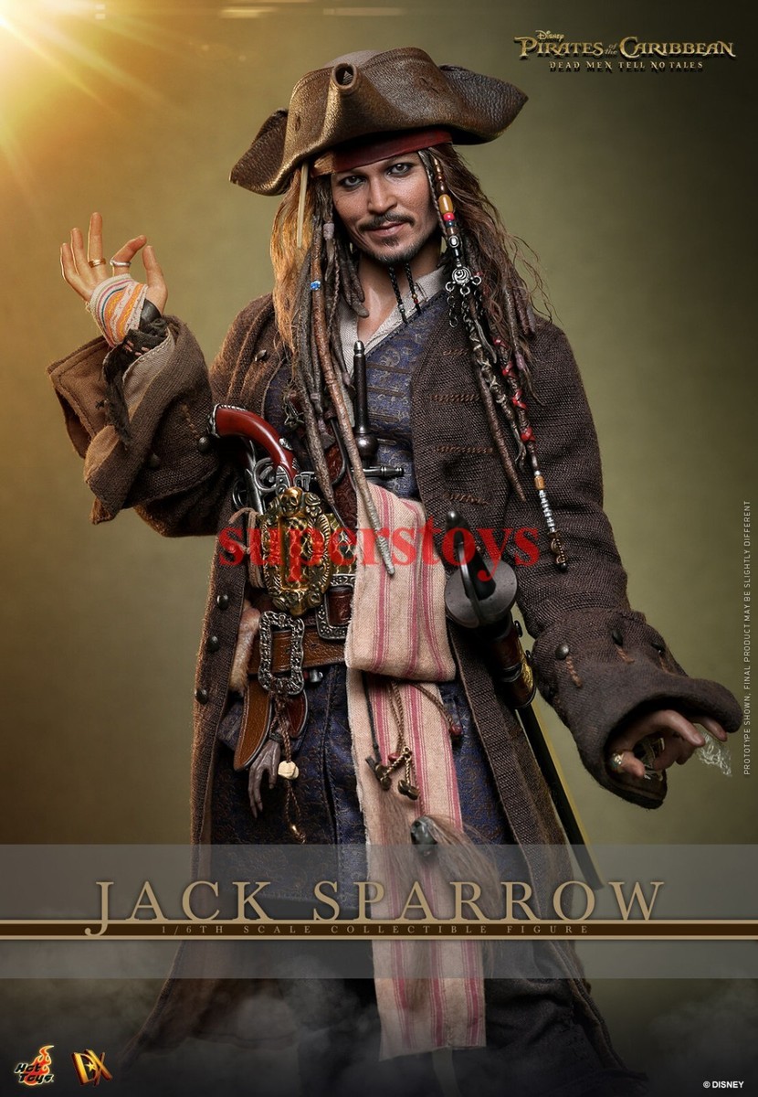 Hot Toys DX37 1/6 Pirates of the Caribbean Jack Sparrow Male