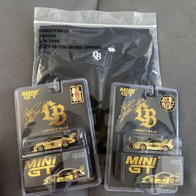 MINI GT Liberty Walk S15 Gold 5 & 6 Spoke Wheels + LBWK Event T