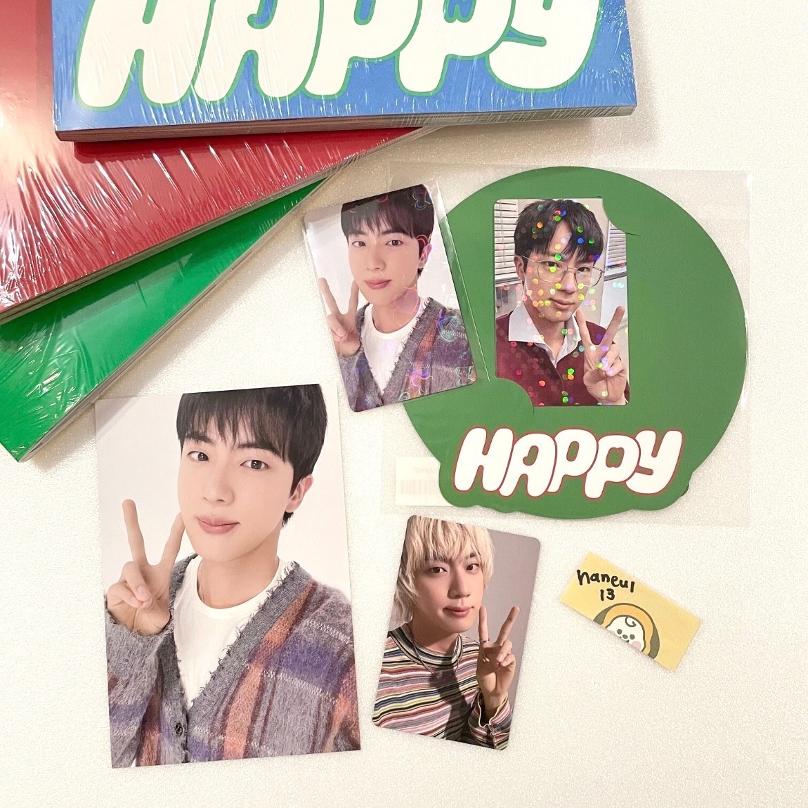 BTS JIN HAPPY Official photocard set Japan FC UMS Limited POB