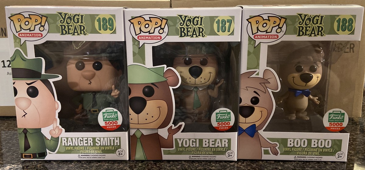 FUNKO POP YOGI BEAR BOO BOO RANGER SMITH FUNKO SHOP EXCLUSIVES LE