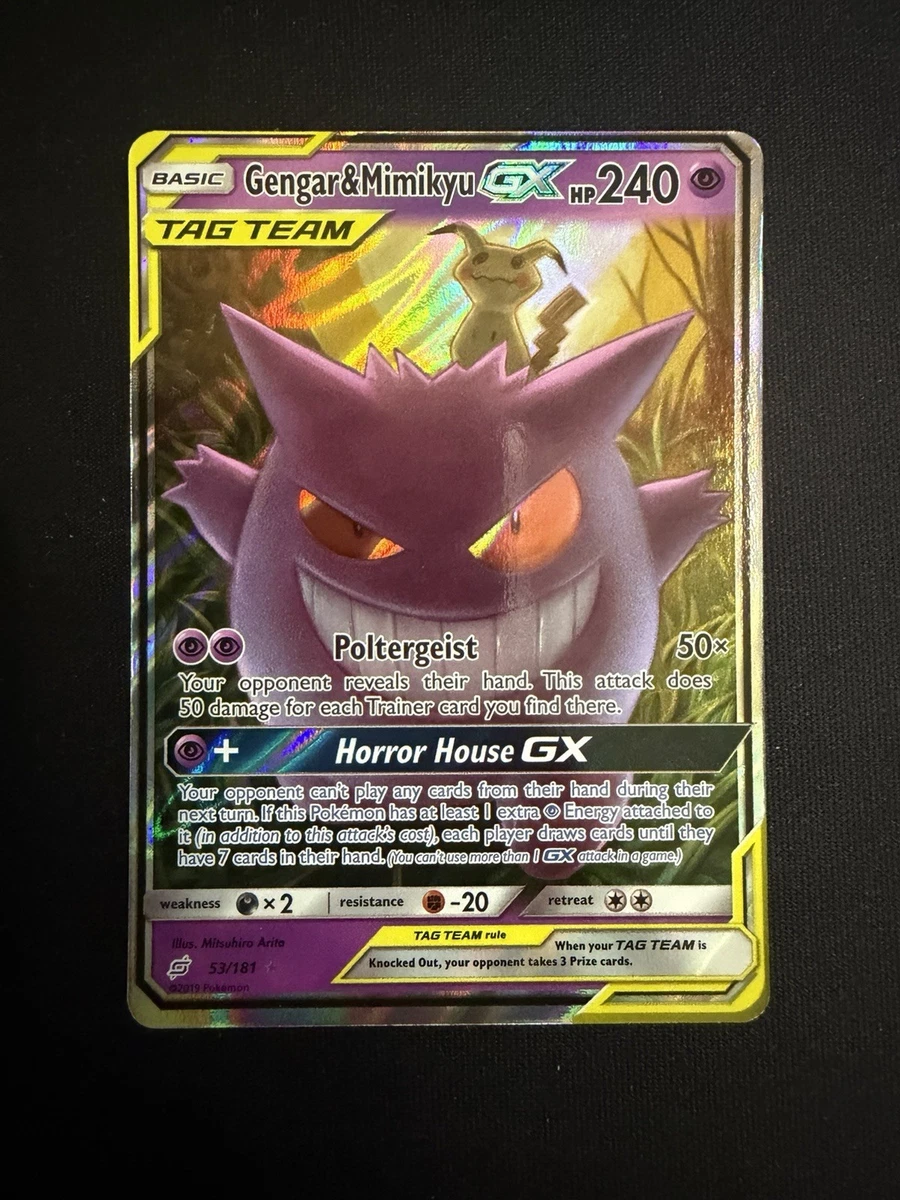 Gengar & Mimikyu GX Pokémon TCG Cards for sale | eBay