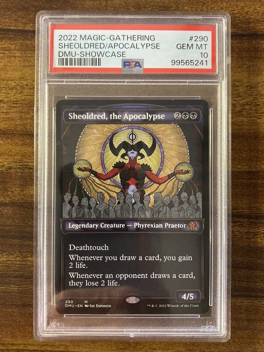 MTG✨SHEOLDRED, THE APOCALYPSE✨DMU-Showcase PSA 10 MYTHIC RARE
