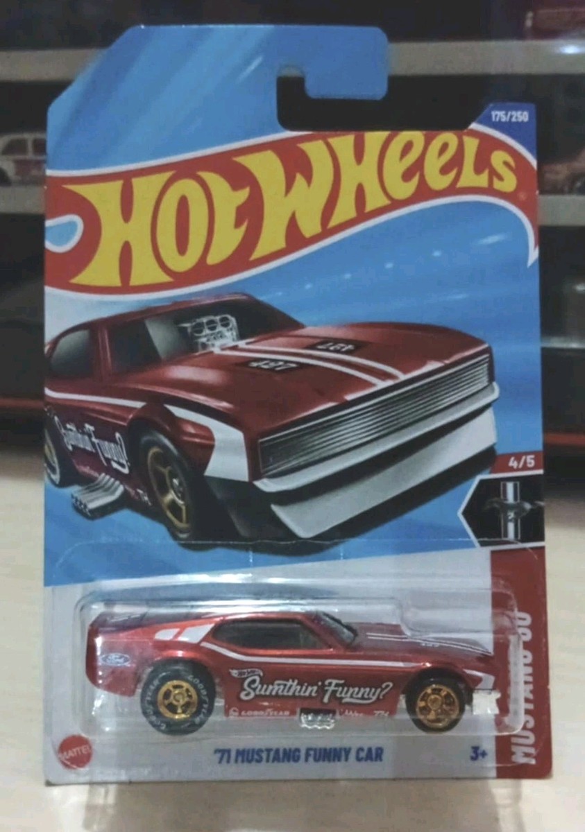 HOT WHEELS 2025 Case H Super Treasure Hunt STH '71 Mustang Funny