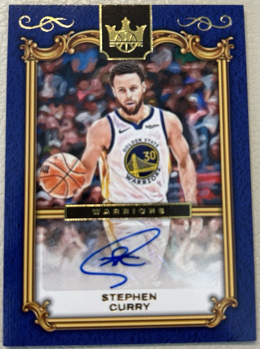 2024-25 Panini Court Kings Stephen Curry Auto 8/25 SSP Golden