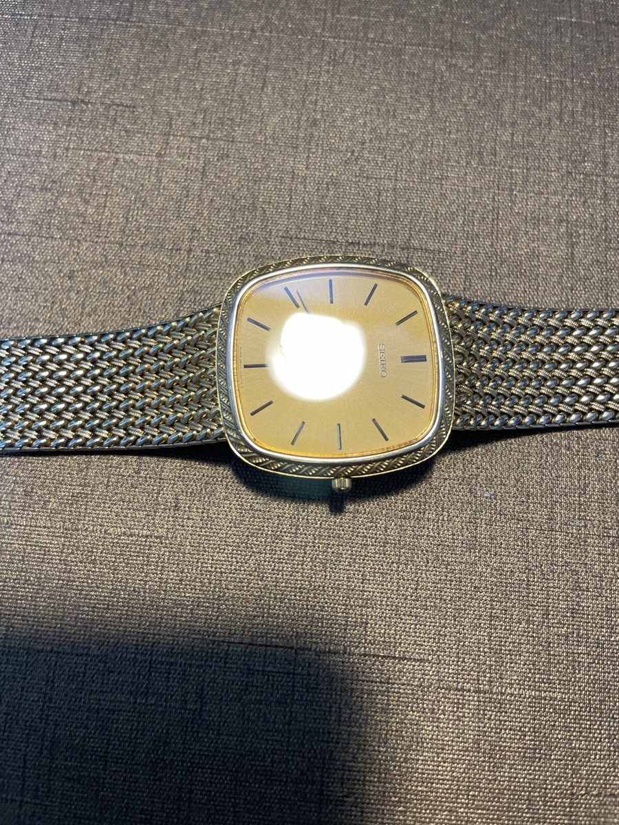 SEIKO Watch Dolce 8N40-5040 Gold Men's Quartz h014 | eBay