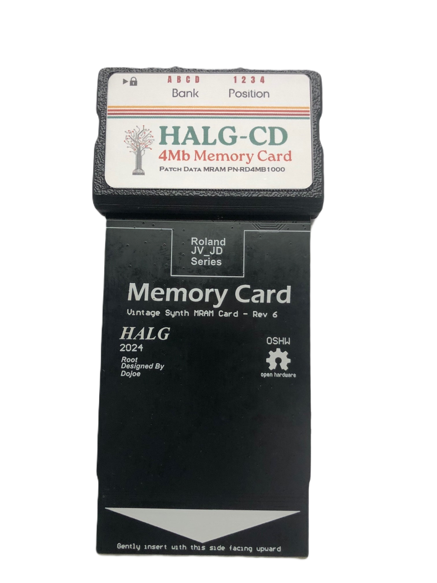 Roland/Akai Memory Data Card 16 x 256MRAM or 8 x 512MRAM -4MB for