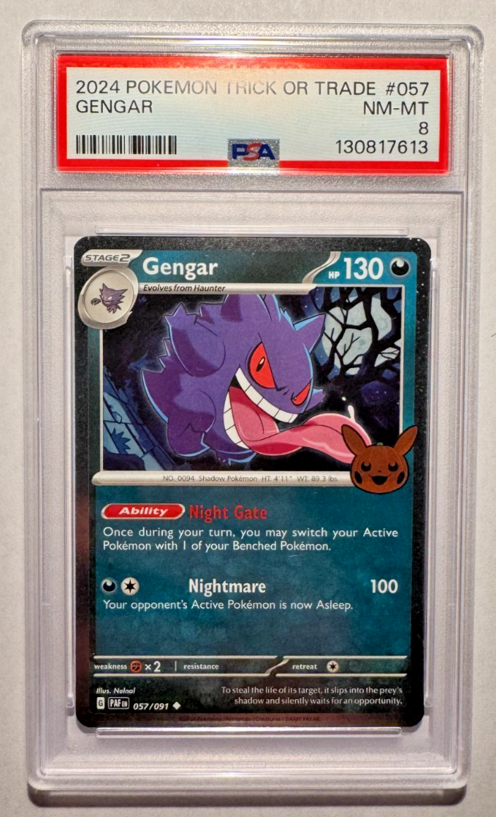 Gengar (Cosmos Holo) 057/091 Trick or Trade Booster Bundle 2024