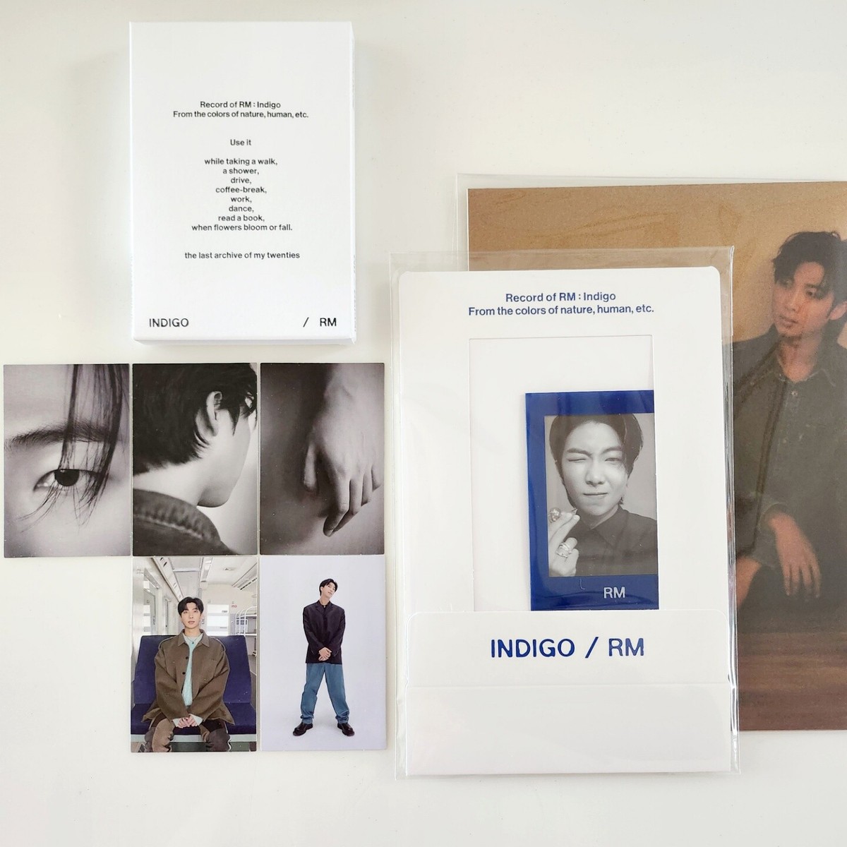 BTS RM INDIGO Album Photo Cards, Weverse Shop POB | eBay