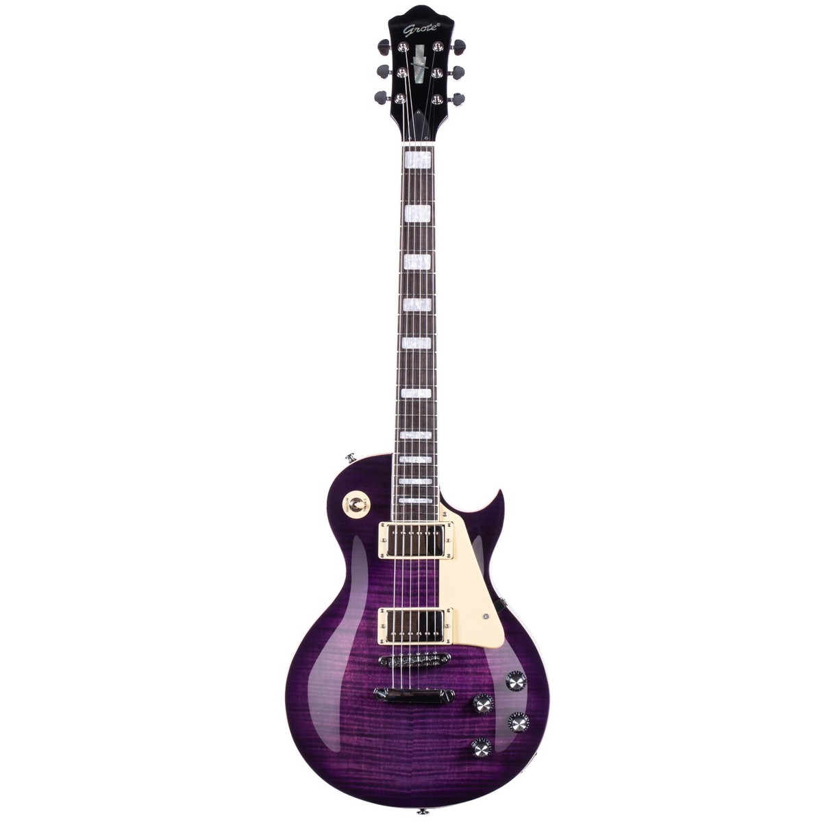 Grote LP Electric Guitar: Solid Mahogany Body LPYS-006(Purple) | eBay