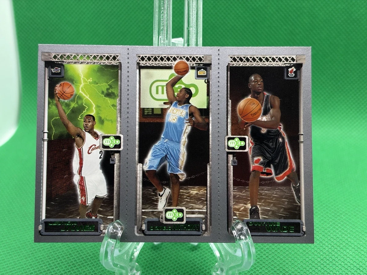 2003-04 Topps Rookie Matrix - Carmelo Anthony/LeBron James/Dwyane