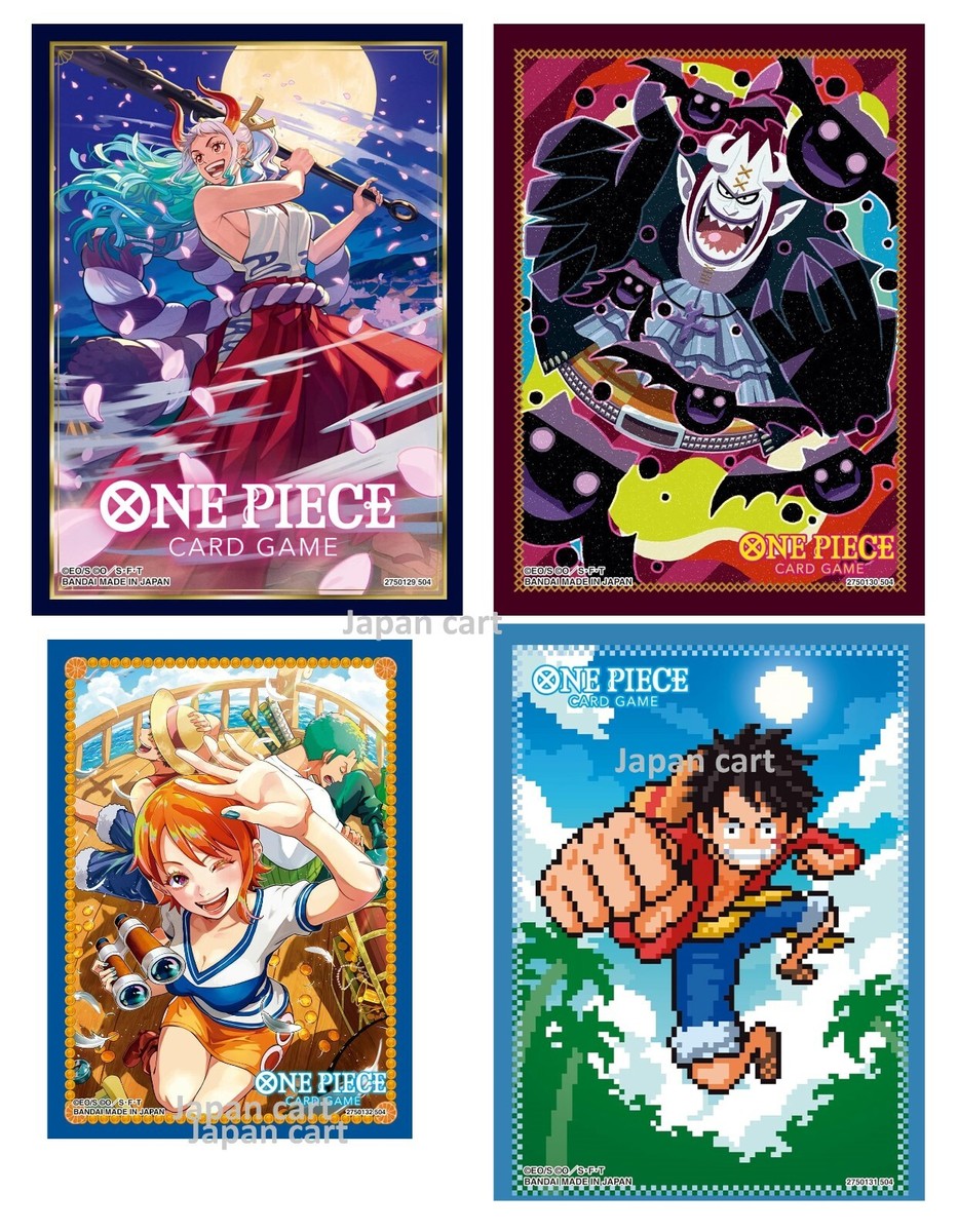 ONE PIECE Card Game Official Card Sleeve 8 Bandai 70 Sleeves Japan
