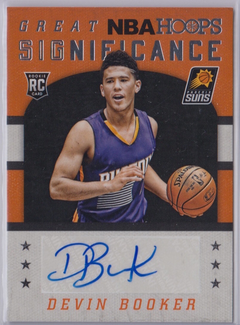 Devin Booker 2015-16 Panini NBA Hoops Great Significance RC SSP