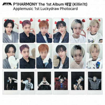 P1Harmony The 1st Album Killin'It Applemusic Lucky Draw Photocard