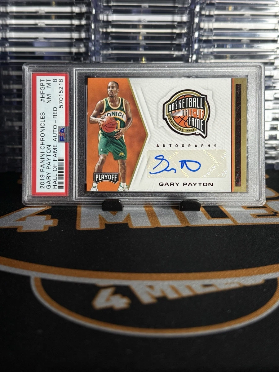 Gary Payton Basketball Autographed Sports Trading Cards