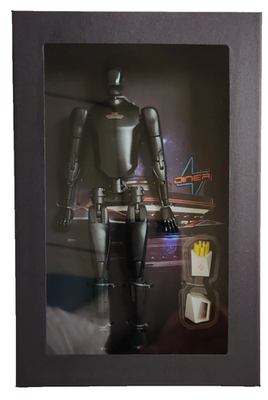 Tesla Diner limited, exclusive Black Optimus Bot Figure - Elon