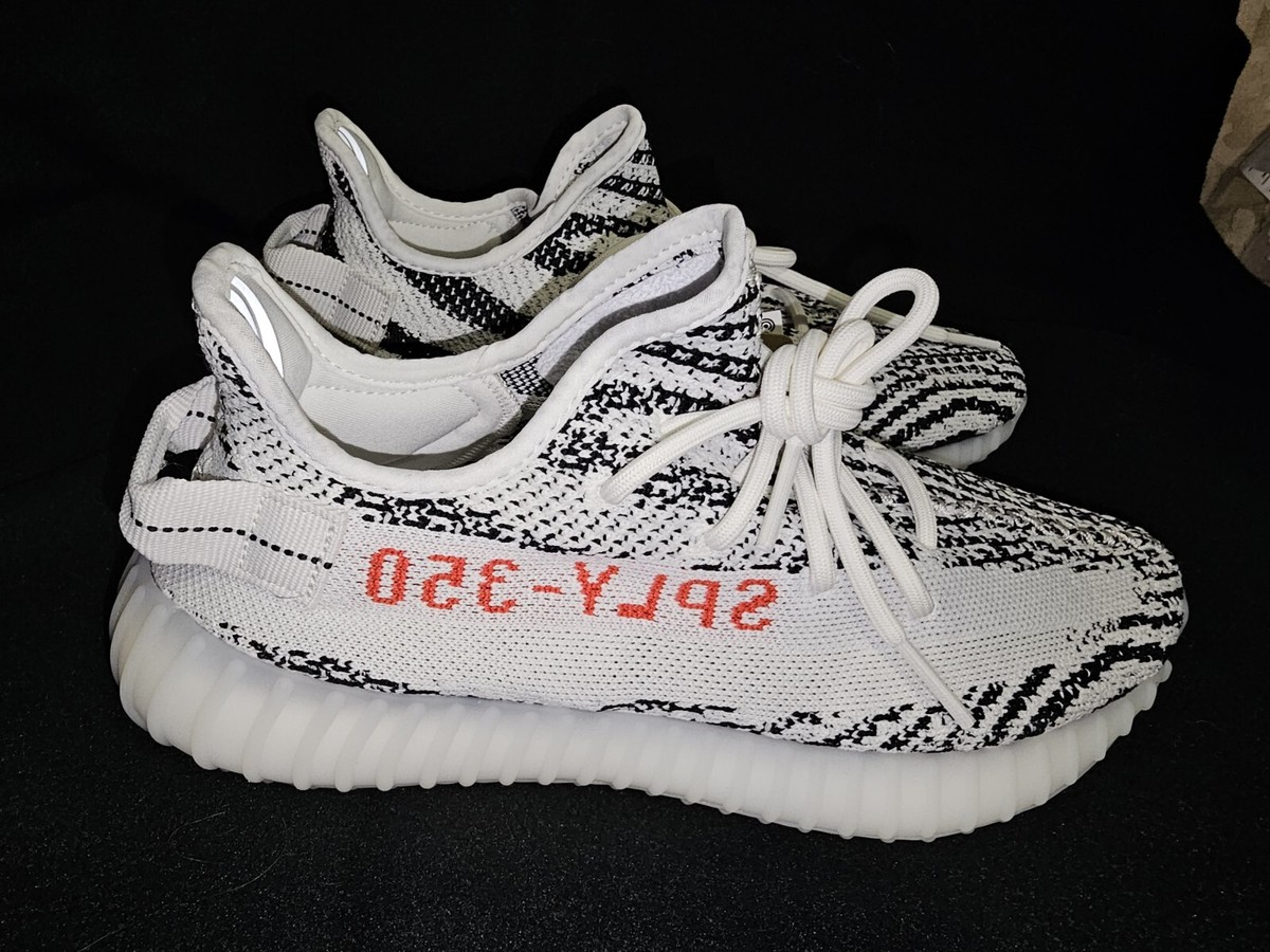 adidas Yeezy Boost 350 V2 Zebra CP9654 new with box size 9 mens | eBay