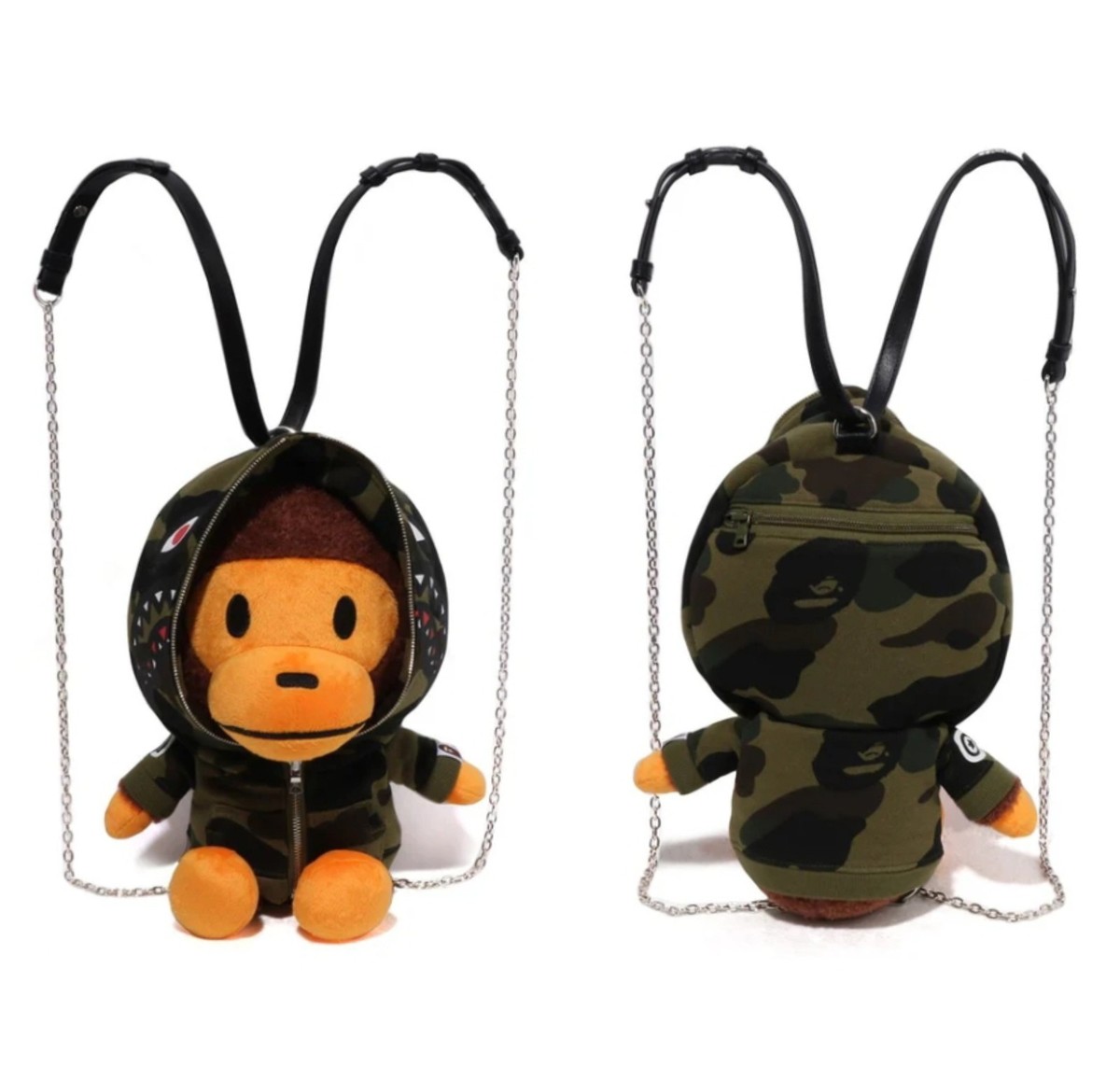 A Bathing Ape 1ST CAMO BABY MILO PLUSH DOLL BACKPACK 2L80-289-006