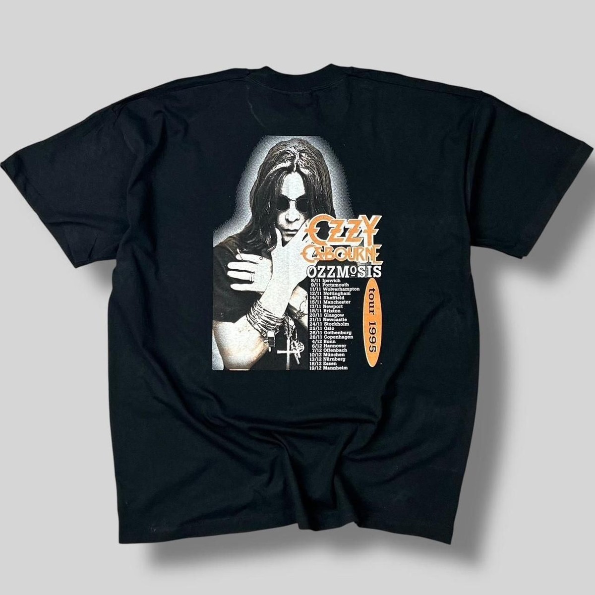 Vintage 90s Ozzy Osbourne Ozzmosis 1995 Tour T Shirt Black XXL