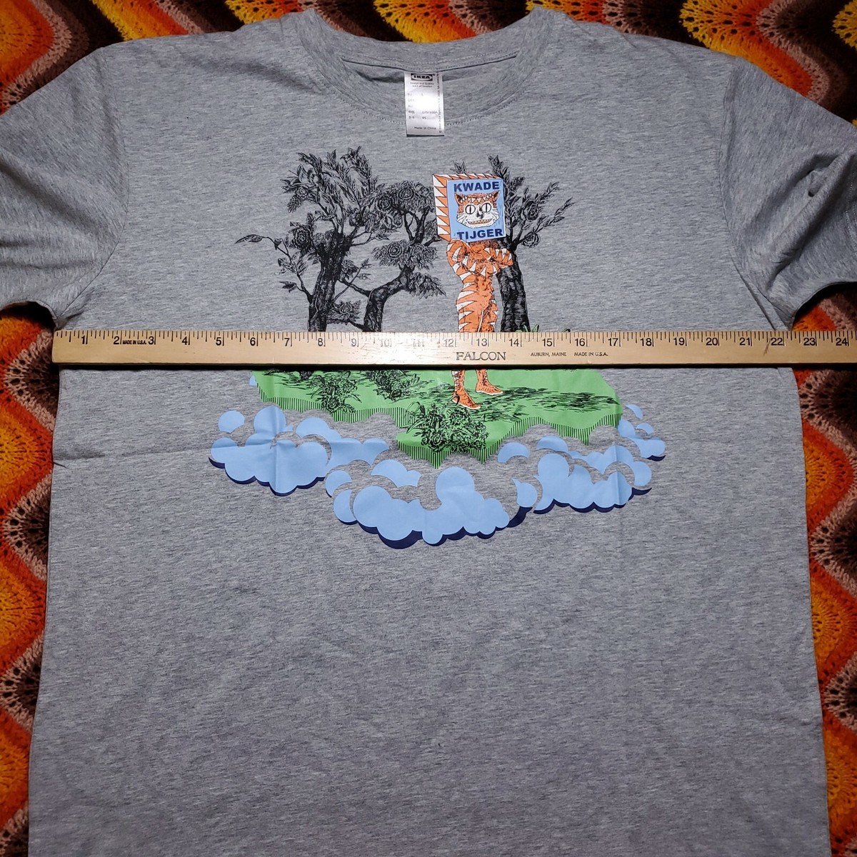 Ikea Walter Van Beirendonck Kwade Tijer Tshirt Medium | eBay