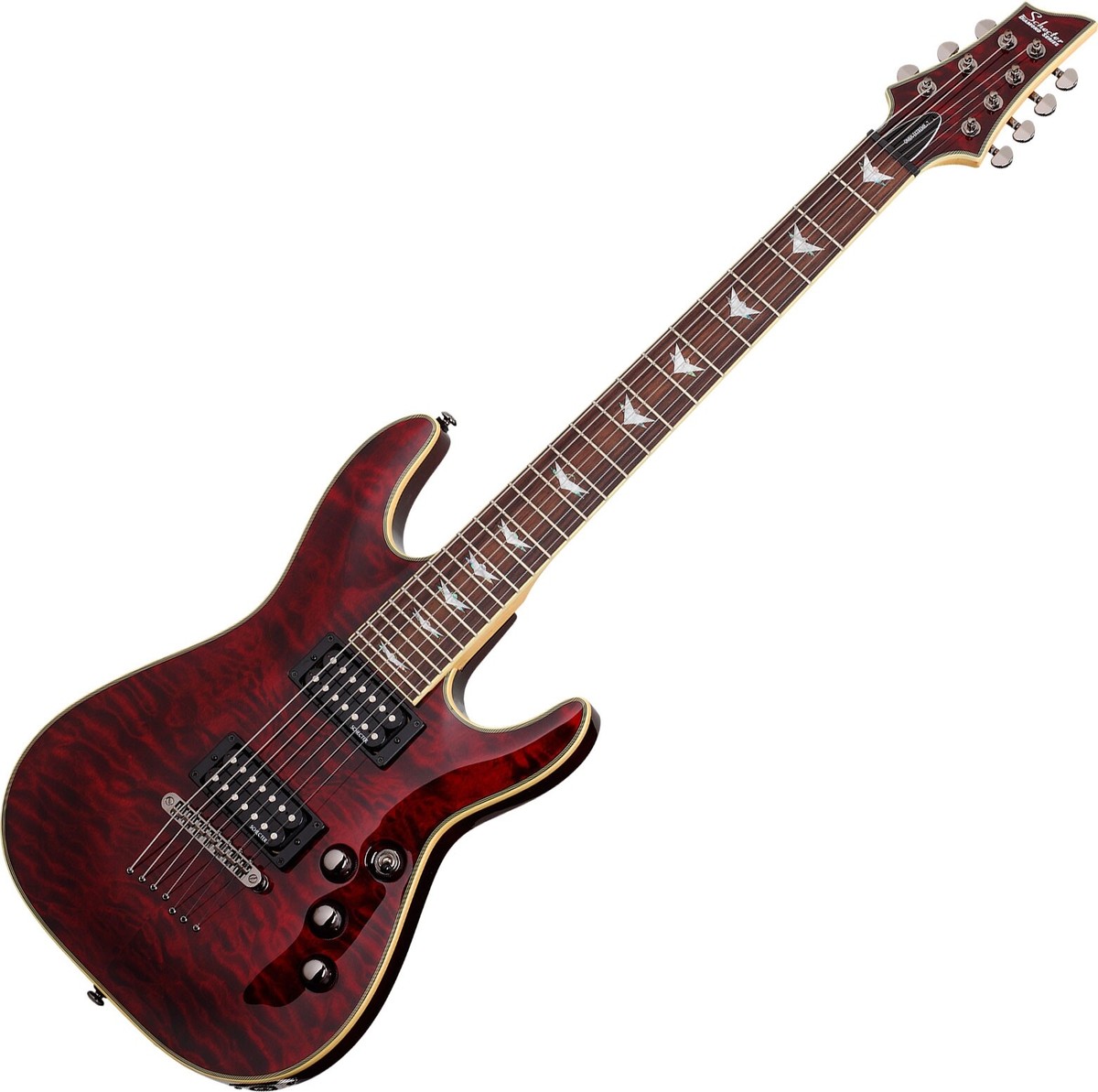 Schecter Omen Extreme-7 Electric Guitar in Black Cherry Finish | eBay